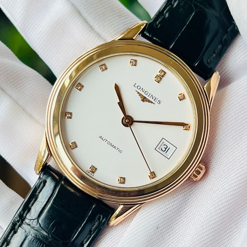 LONGINES FLAGSHIP 18K Diamond L4.774.8.27.2 2