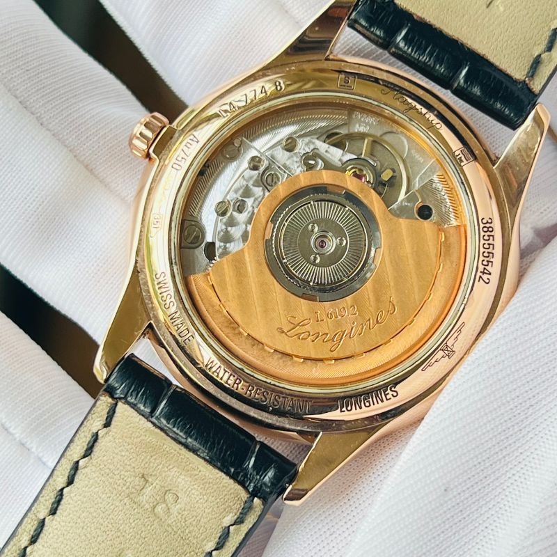 LONGINES FLAGSHIP 18K Diamond L4.774.8.27.2 5