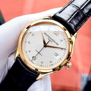 Baume Mercier Clifton 10104 Diamond Watch 38.8mm