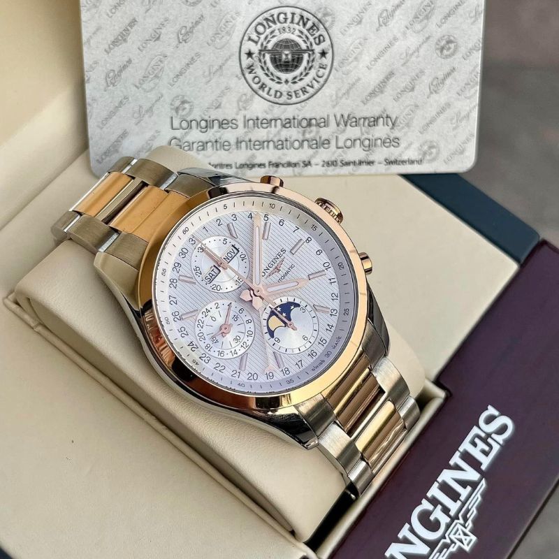 Longines Conquest Classic Moonphase L2.798.5.72.7 L27985727 Wetimeauthentic